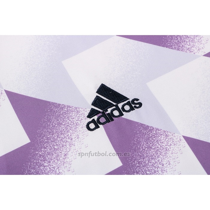 Chandal del Real Madrid Manga Corta 2022-2023 Blanco y Purpura